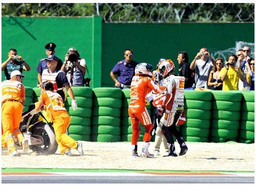 Misano Crash